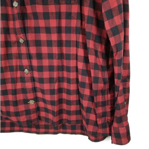 Carhartt Rugged Flex Loose Fit Check Button Down Shirt Red size 1X - Picture 3 of 7